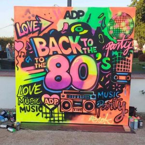 Graffiti Profesional Back 80s 90s Exhibicion Directo 300x100000